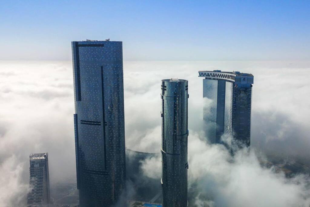 Cozy 1Br In Iconic Tower Lägenhet Abu Dhabi Exteriör bild