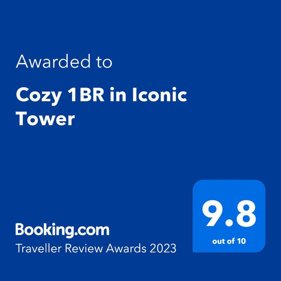 Cozy 1Br In Iconic Tower Lägenhet Abu Dhabi Exteriör bild