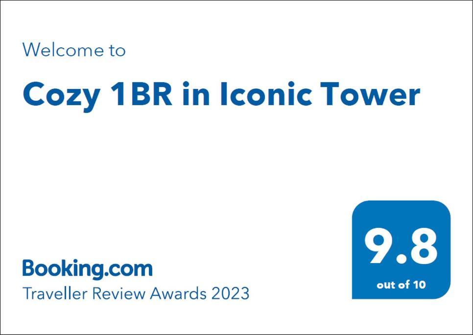 Cozy 1Br In Iconic Tower Lägenhet Abu Dhabi Exteriör bild